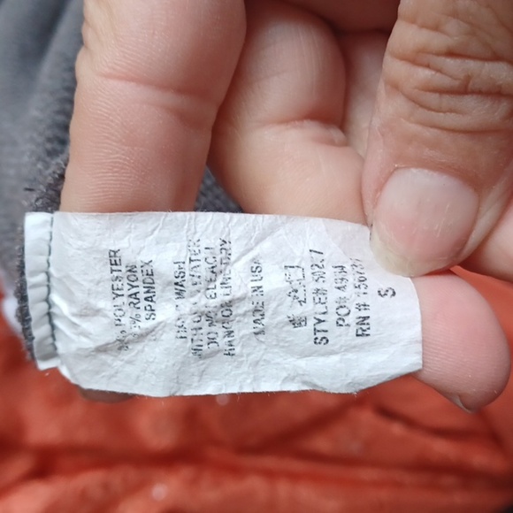 GRADE & GATHER knit fitted jogger in dark gray,  sz S - Picture 8 of 8